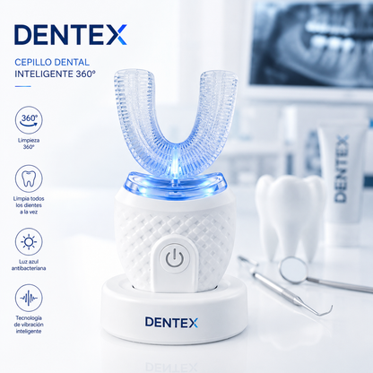 Cepillo Dental Dentex™ — Limpieza en U en 30 Segundos
